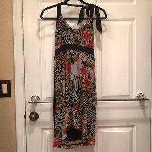 Halter Floral Dress/Cover up